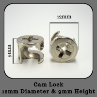 12mm x 9mm Cam Lock | Fittings