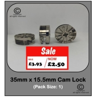 35mm x 15.5mm Cam Lock | Fittings and Spares