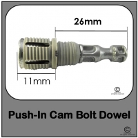Push in Cam Bolt | Cabinet Furniture Connector