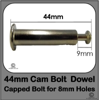 Capped Bolt 44mm | Cabinet Connector Fitting