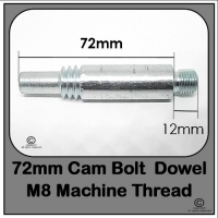Cam Bolt Dowel 72mm | Flat Pack Assembly Parts